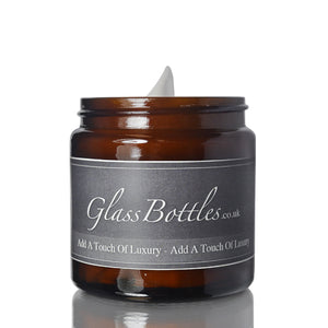Jar (Amber Glass)