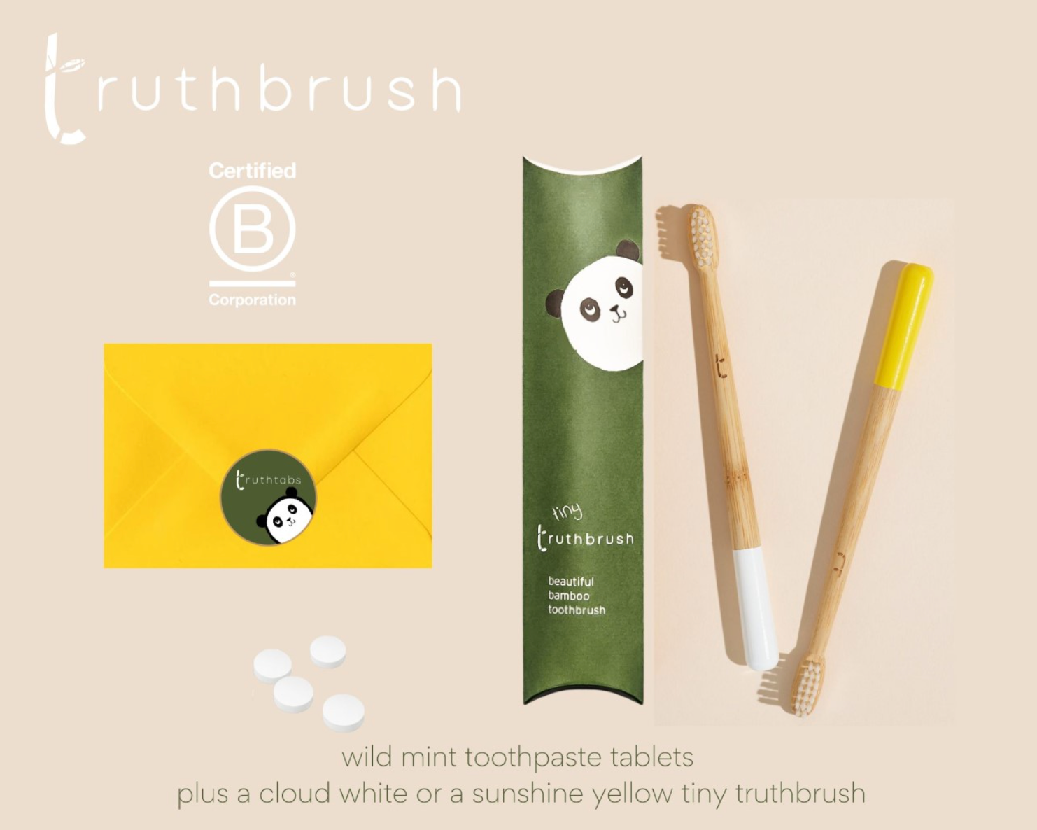 Dental Kit (Children) - Toothbrush and Toothpaste Tablets