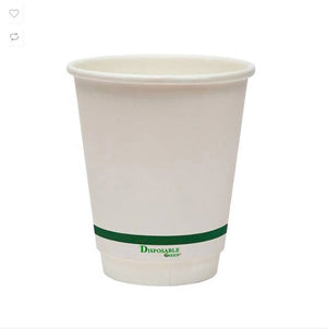 Cups (Pack of 50) - Disposable Double Wall Home Compostable
