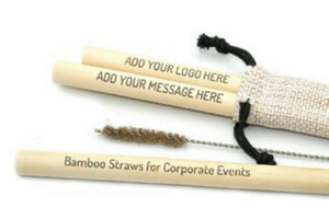 Straws (Bamboo) - Engraved