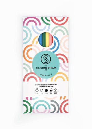 Colourful Straws - 8 Pack