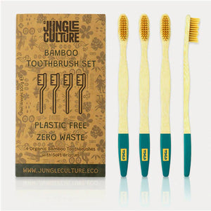 Toothbrushes (Set of 4) - Bamboo