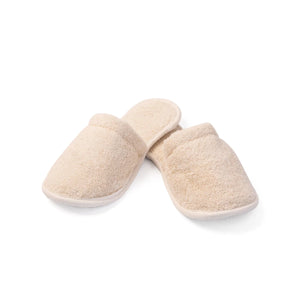 Slippers - Natural Towelling