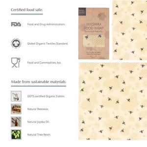 Food Wraps - Beeswax 1 pack XL